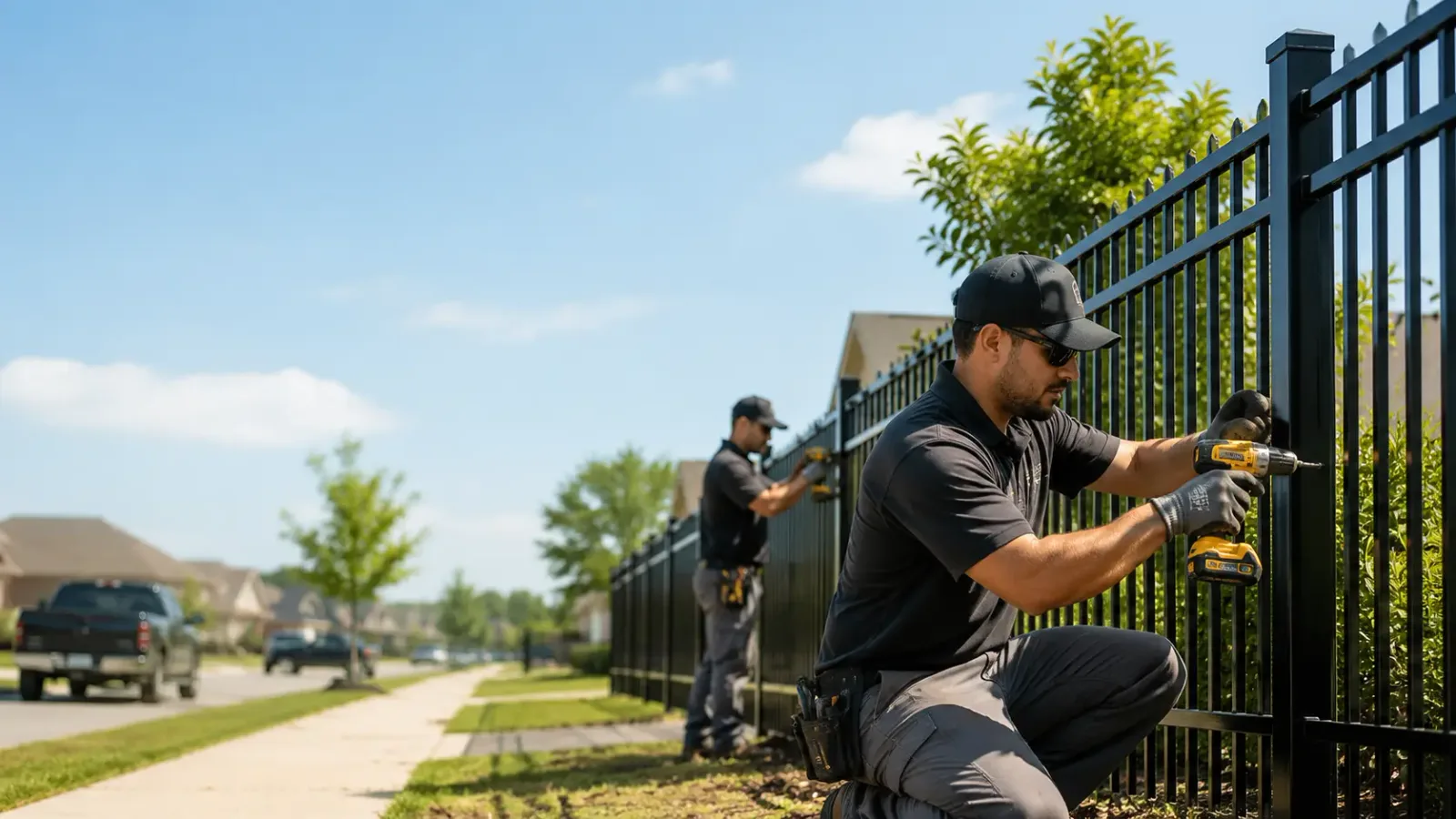 Metal Fence Installation in Pittsburg, IL